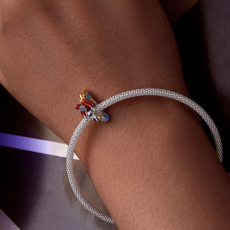 (imagen para) Charm estilo Pandora con Santa Claus luminoso está aquí - SCC2645 - Ver 9