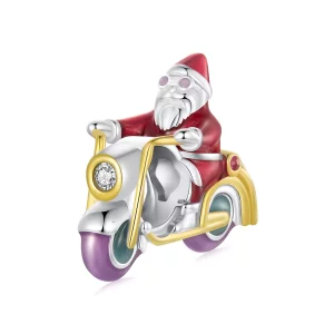 (imagen para) Charm estilo Pandora con Santa Claus luminoso está aquí - SCC2645