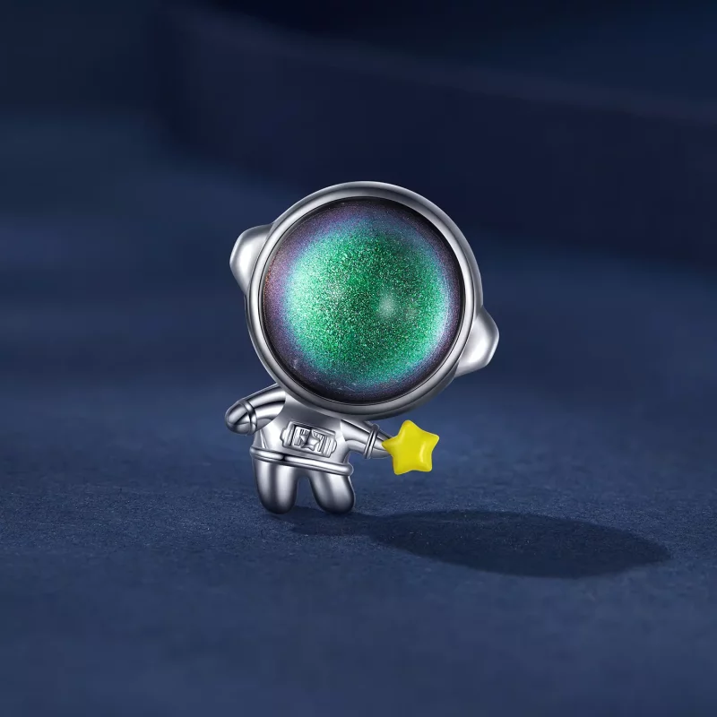(imagen para) Charm estilo Pandora de Astronauta Estrella - BSC793 - Ver 2