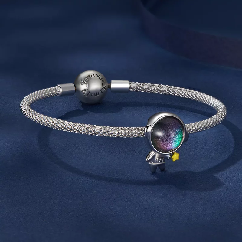 (imagen para) Charm estilo Pandora de Astronauta Estrella - BSC793 - Ver 5
