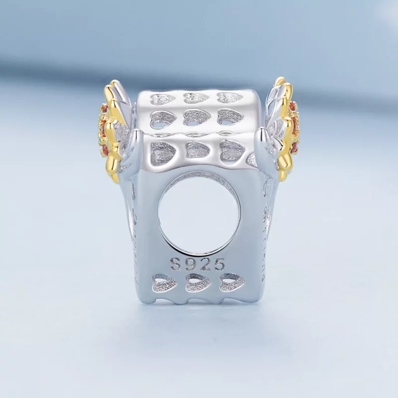 (imagen para) Charm estilo Pandora de girasol - BSC839 - Ver 3