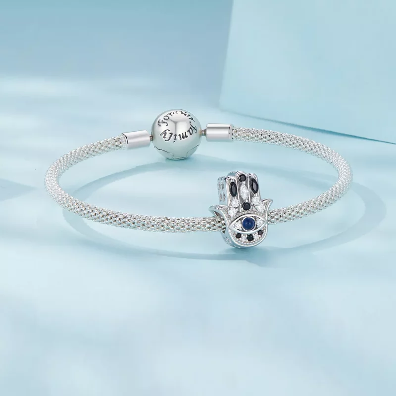 (imagen para) Charm estilo Pandora de la Mano de Fátima - SCC2522 - Ver 5