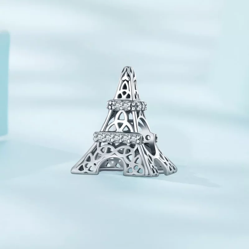 (imagen para) Charm estilo Pandora de la Torre Eiffel - SCC2465 - Ver 2