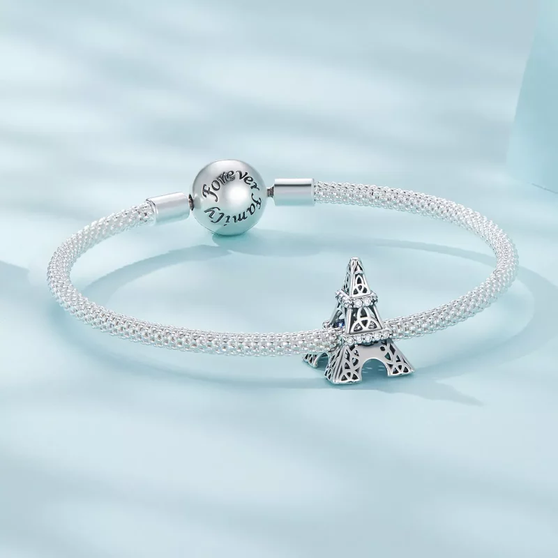 (imagen para) Charm estilo Pandora de la Torre Eiffel - SCC2465 - Ver 5