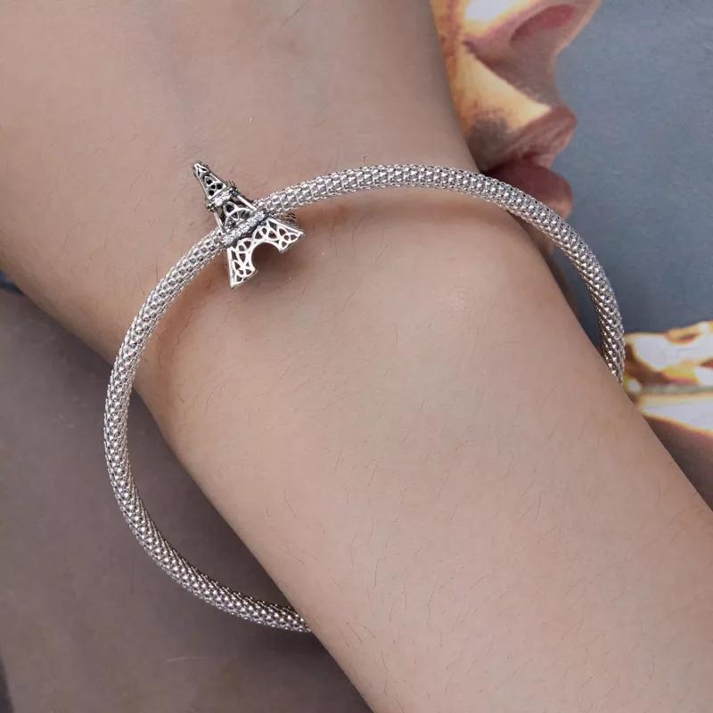 (imagen para) Charm estilo Pandora de la Torre Eiffel - SCC2465 - Ver 6