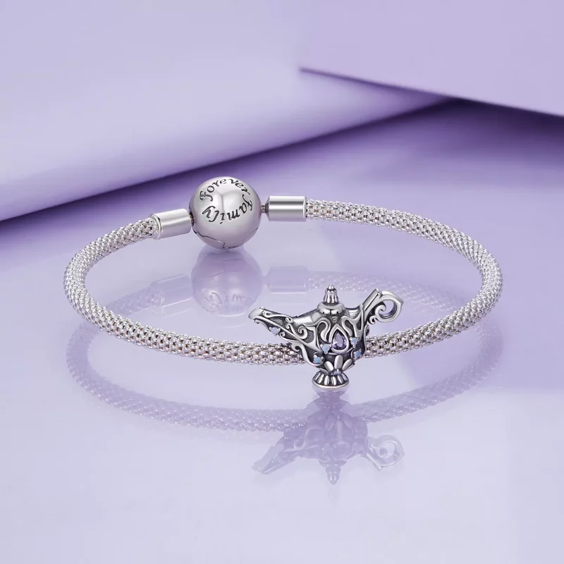 (imagen para) Charm estilo Pandora de lámpara mágica de deseos - BSC893 - Ver 5