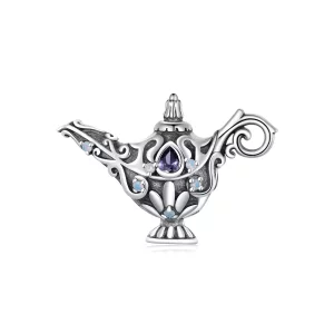 Charm estilo Pandora de lámpara mágica de deseos - BSC893 (imagen para) Charm estilo Pandora de lámpara mágica de deseos - BSC893