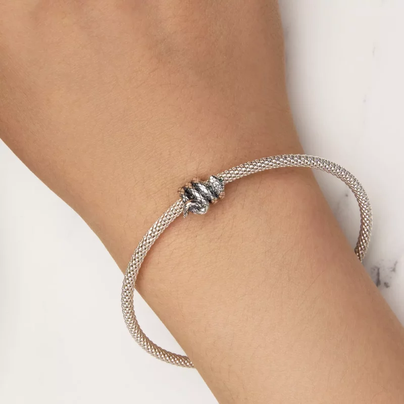 (imagen para) Charm estilo Pandora de Serpiente Espíritu enroscada - SCC2549 - Ver 6