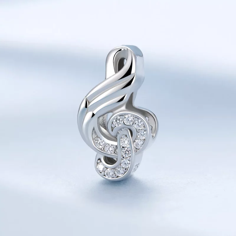 (imagen para) Charm estilo Pandora en forma de nota - BSC811 - Ver 2