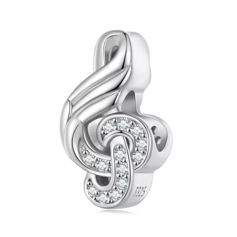 (imagen para) Charm estilo Pandora en forma de nota - BSC811 - Ver 7