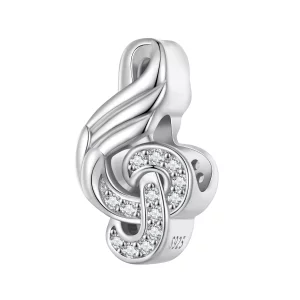 (imagen para) Charm estilo Pandora en forma de nota - BSC811