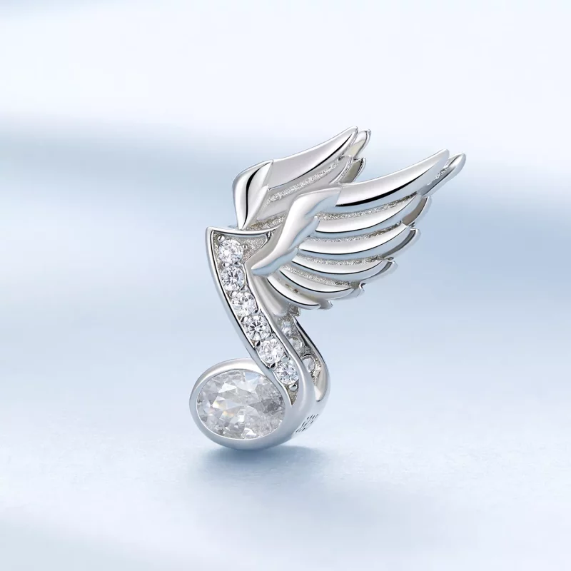 (imagen para) Charm estilo Pandora en forma de nota musical - BSC812 - Ver 2