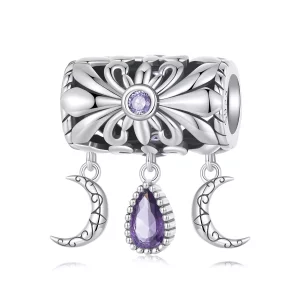 (imagen para) Charm estilo Pandora vintage con diseño de iris - SCC2631