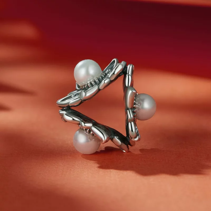 (imagen para) Charm estilo Pandora Vintage Vine - SCC2611 - Ver 3