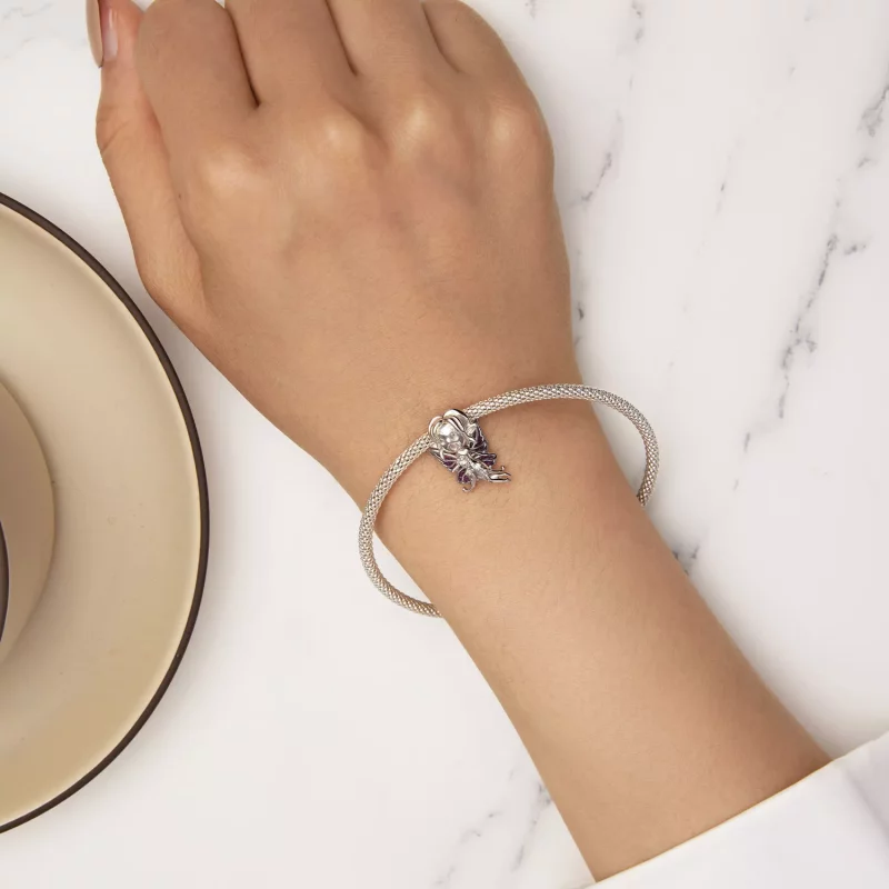 (imagen para) Charm tipo Pandora estilo mariposa elfo - SCC2544 - Ver 6