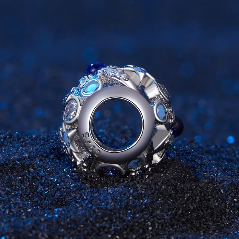 (imagen para) Charm tipo Pandora Estrellas de Día y Noche - SCC2554 - Ver 3
