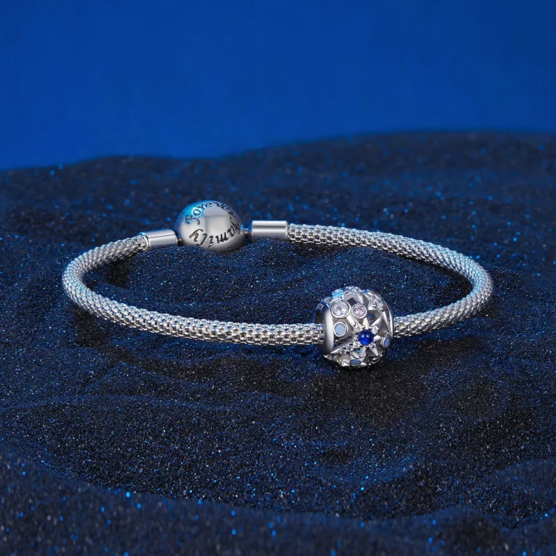 (imagen para) Charm tipo Pandora Estrellas de Día y Noche - SCC2554 - Ver 5