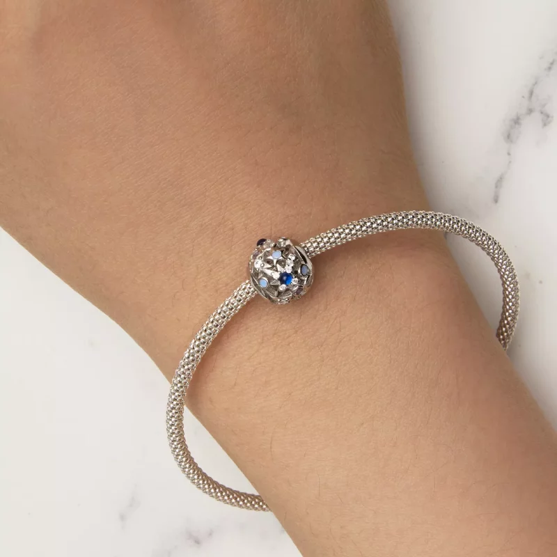 (imagen para) Charm tipo Pandora Estrellas de Día y Noche - SCC2554 - Ver 7