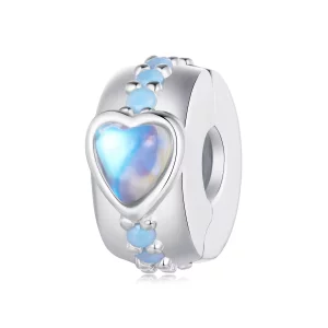 (imagen para) Clip de estilo Pandora con corazón mágico - SCC2537