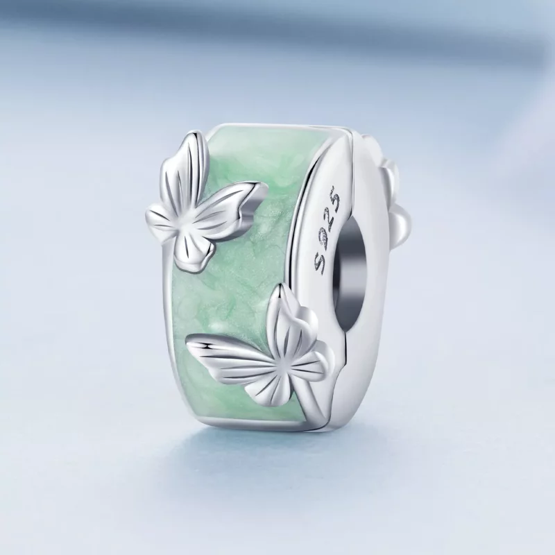 (imagen para) Clip de mariposa estilo Pandora - BSC840 - Ver 2
