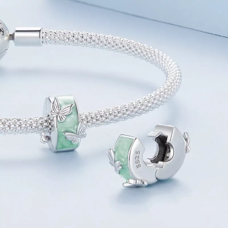 (imagen para) Clip de mariposa estilo Pandora - BSC840 - Ver 4