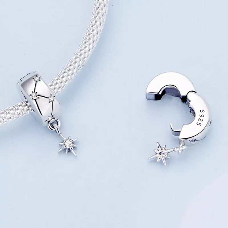 (imagen para) Clip estilo Pandora con círculo de ráfagas de estrellas - BSC808 - Ver 5