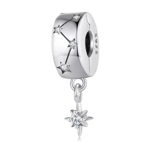 (imagen para) Clip estilo Pandora con círculo de ráfagas de estrellas - BSC808