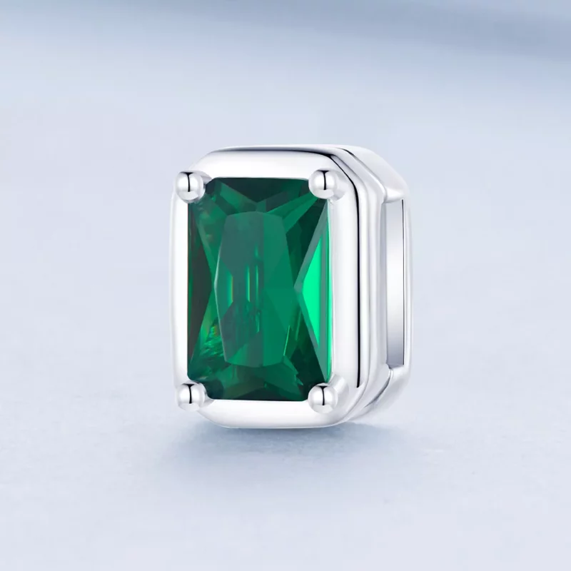 (imagen para) Clip estilo Pandora con esmeralda - BSX005 - Ver 2