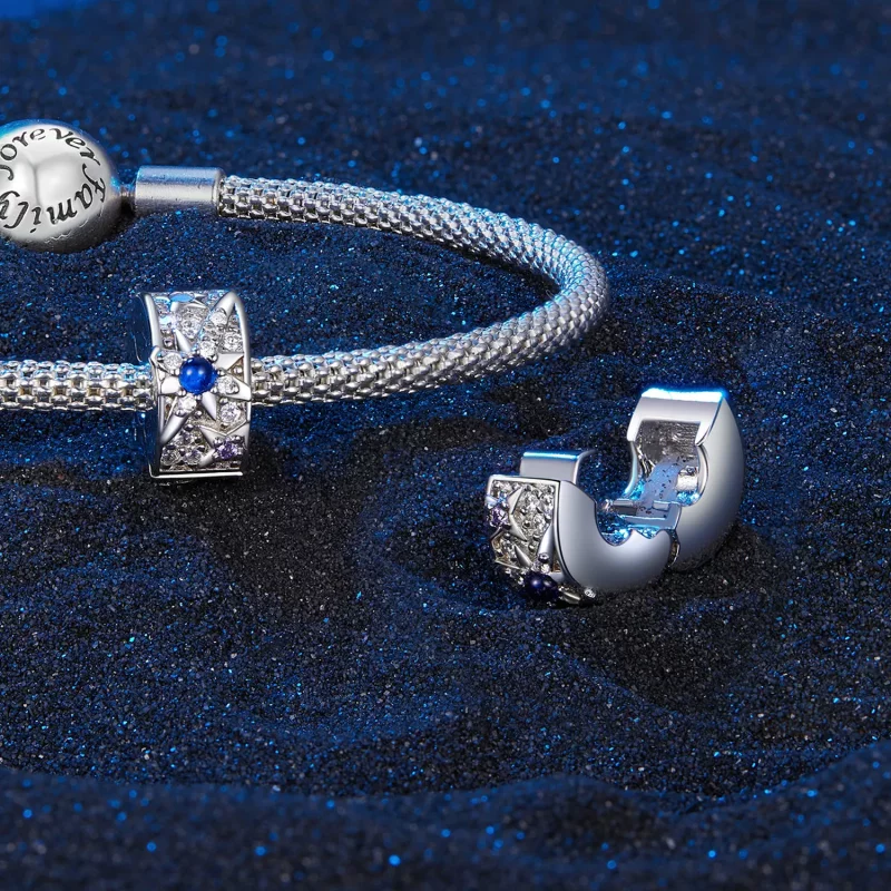 (imagen para) Clip estilo Pandora Starry Day and Night - SCC2555 - Ver 4