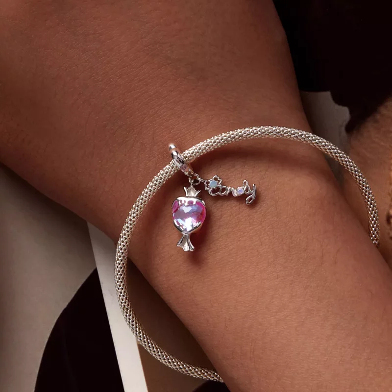 (imagen para) Colgante Caramelo Rosa Estilo Pandora - SCC2640 - Ver 5