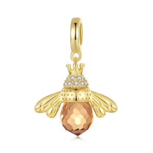 (imagen para) Colgante de Abeja Dorada estilo Pandora - SCC035-B