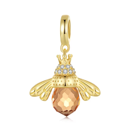 (imagen para) Colgante de Abeja Dorada estilo Pandora - SCC035-B