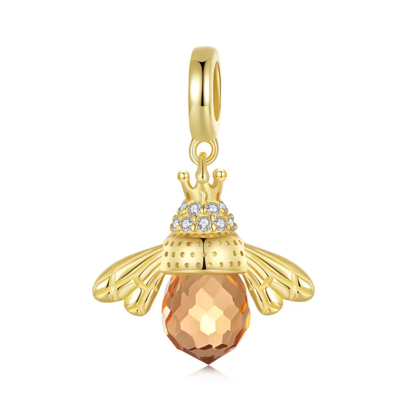 (imagen para) Colgante de Abeja Dorada estilo Pandora - SCC035-B