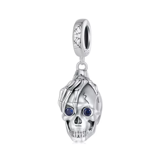 (imagen para) Colgante de calavera estilo Pandora para Halloween - SCC2606