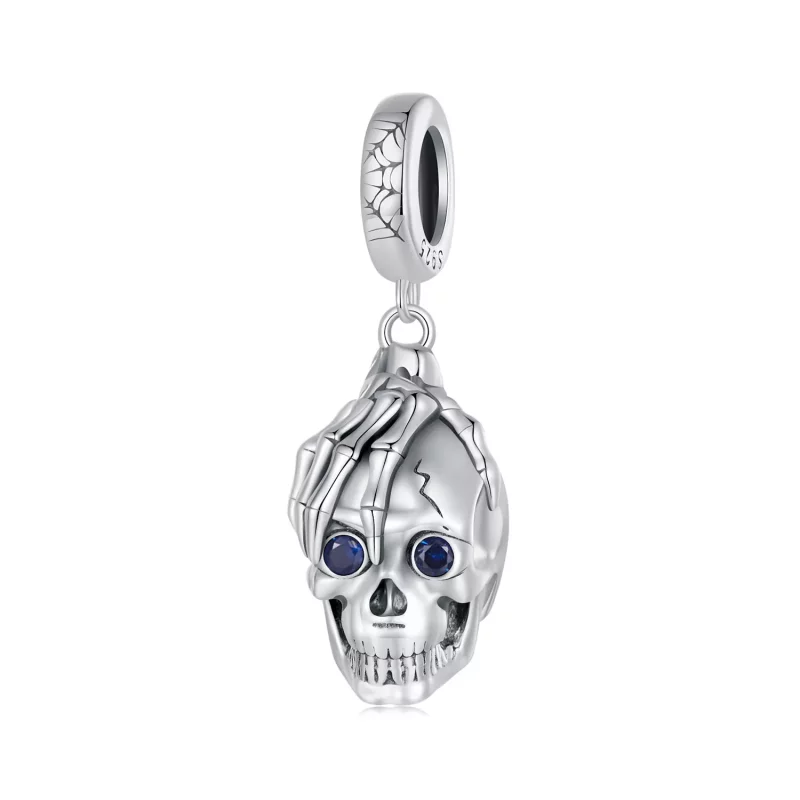 (imagen para) Colgante de calavera estilo Pandora para Halloween - SCC2606