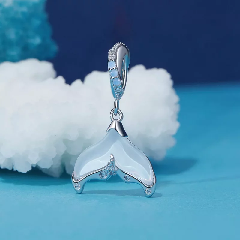 (imagen para) Colgante de cola de pez estilo Pandora - BSC916 - Ver 2