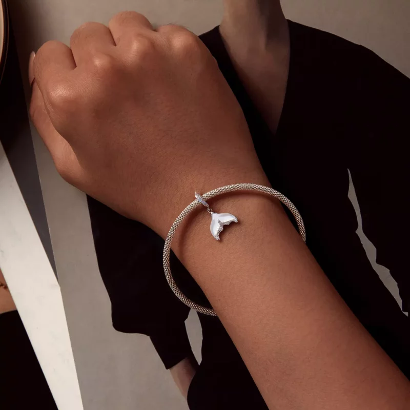 (imagen para) Colgante de cola de pez estilo Pandora - BSC916 - Ver 5