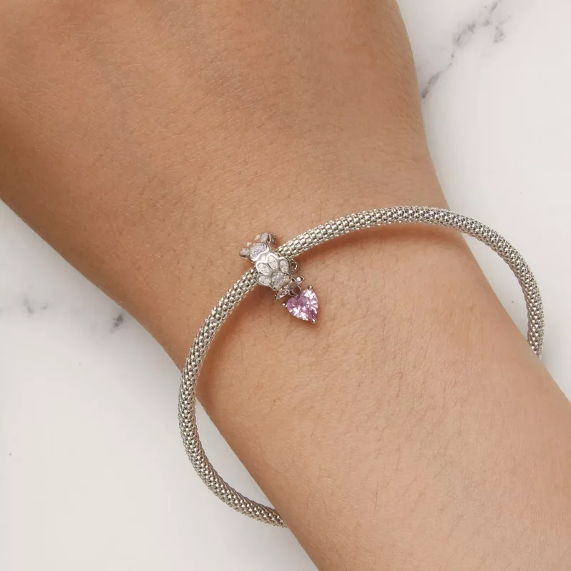 (imagen para) Colgante de estilo Pandora con huella de pata - SCC2577 - Ver 9