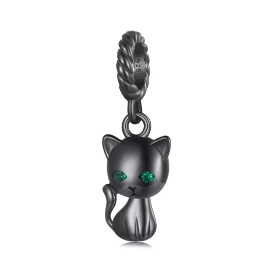 (imagen para) Colgante de gato estilo Pandora - SCX122-D