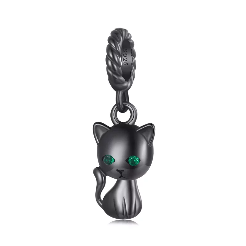 (imagen para) Colgante de gato estilo Pandora - SCX122-D