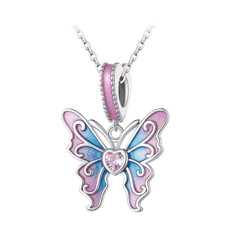 (imagen para) Colgante de hada mariposa estilo Pandora - SCC2472 - Ver 3