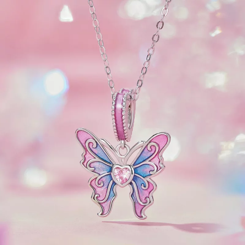 (imagen para) Colgante de hada mariposa estilo Pandora - SCC2472 - Ver 2