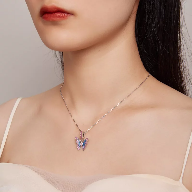 (imagen para) Colgante de hada mariposa estilo Pandora - SCC2472 - Ver 5