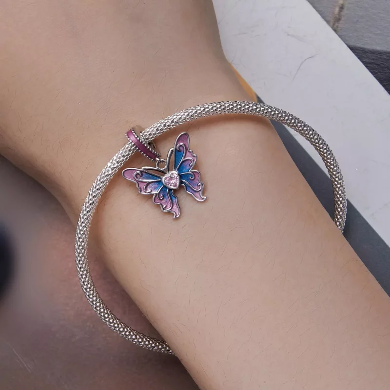 (imagen para) Colgante de hada mariposa estilo Pandora - SCC2472 - Ver 8