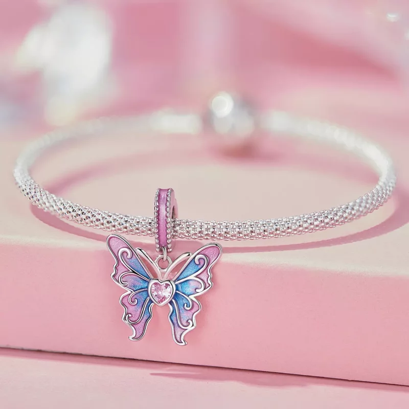 (imagen para) Colgante de hada mariposa estilo Pandora - SCC2472 - Ver 9