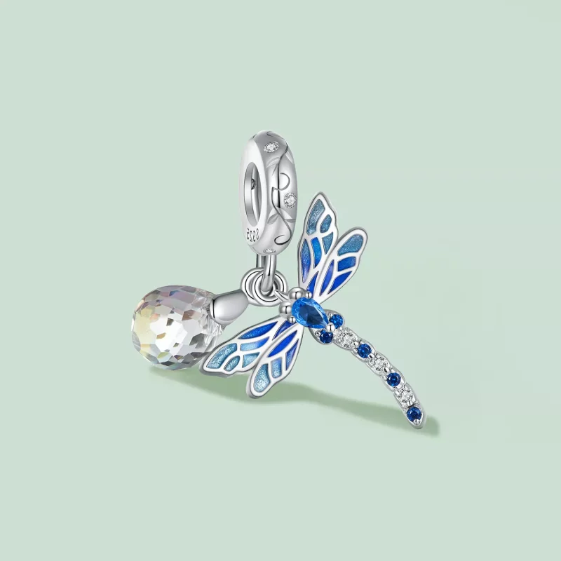 (imagen para) Colgante de libélula estilo Pandora - SCC2597 - Ver 2