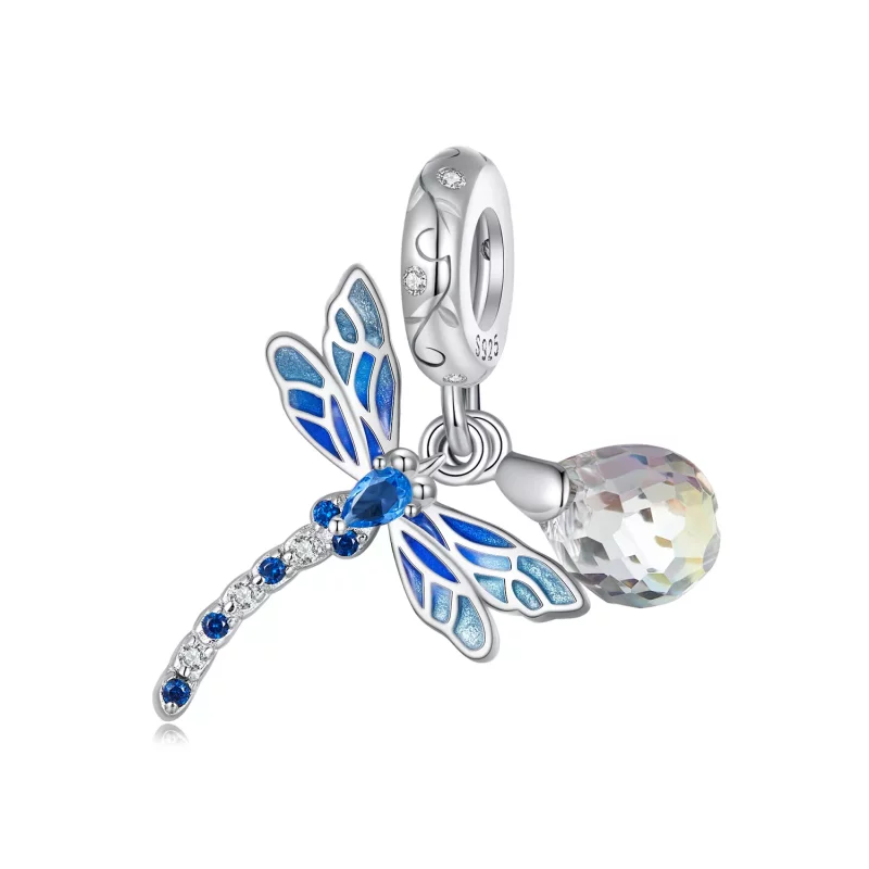 (imagen para) Colgante de libélula estilo Pandora - SCC2597