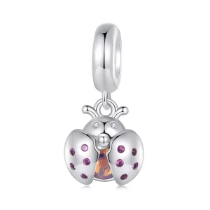 Colgante de mariquita de la suerte estilo Pandora - SCC2613 (imagen para) Colgante de mariquita de la suerte estilo Pandora - SCC2613