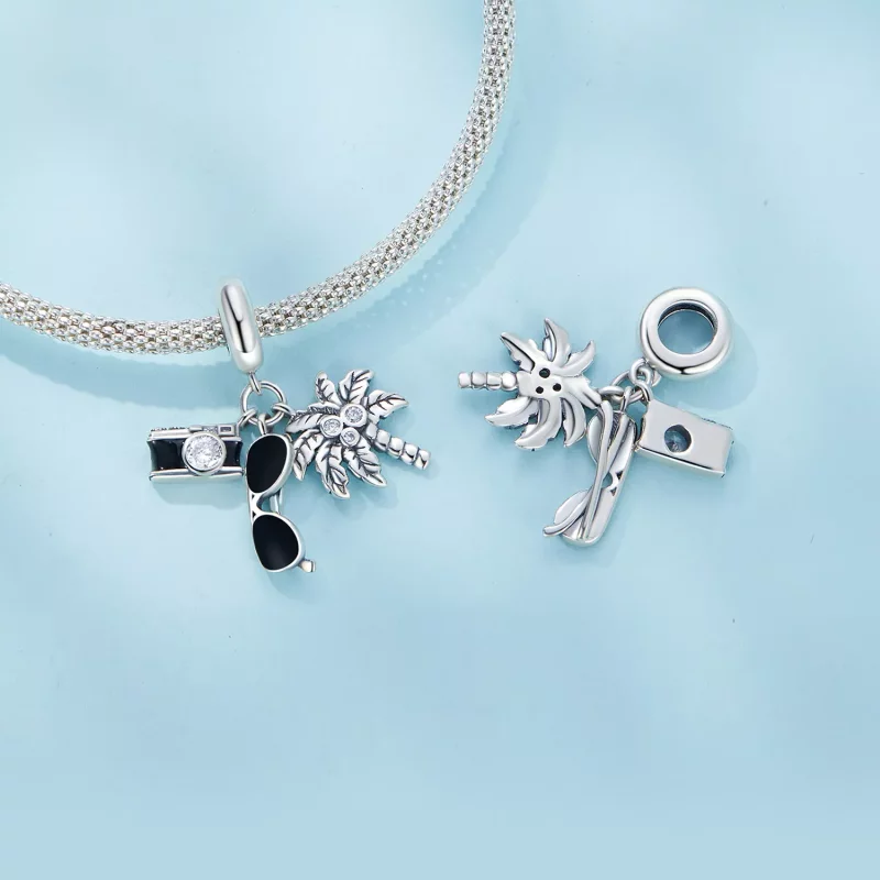 (imagen para) Colgante de vacaciones estilo Pandora - SCC2557 - Ver 4