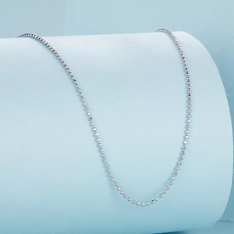 (imagen para) Collar básico de cadena con cuenta de flash estilo Pandora - SCA027 - Ver 2